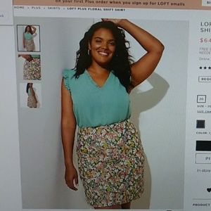 Embroidered A-Line Skirt